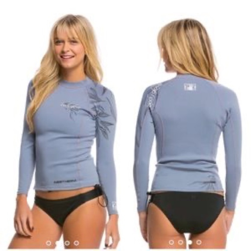 BODY Glove Blue Isotherm Long Sleeve Titanium Surf Top G2125